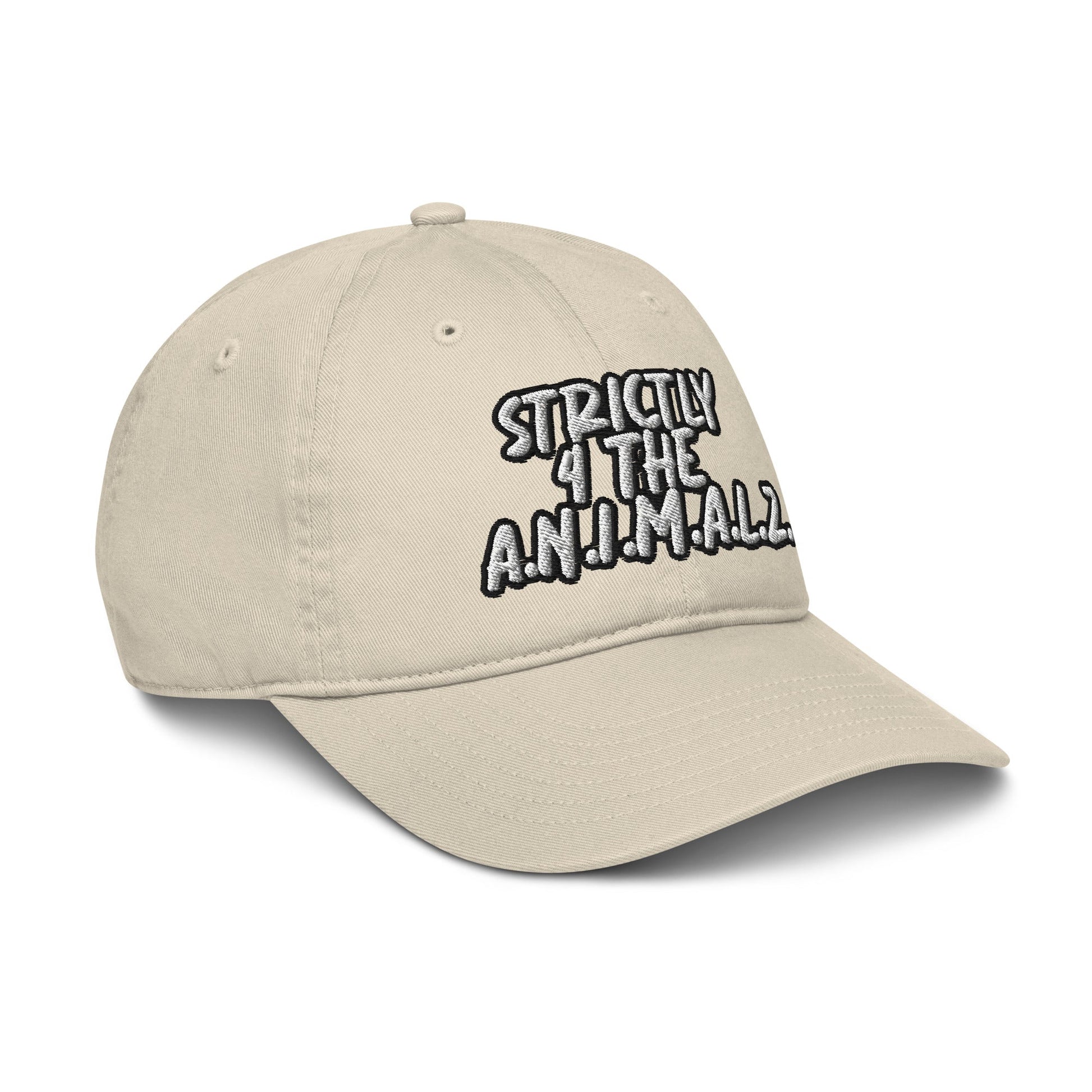 Strictly 4 the A.N.I.M.A.L.Z. Hat - For Health For Ethics - Nude/Black