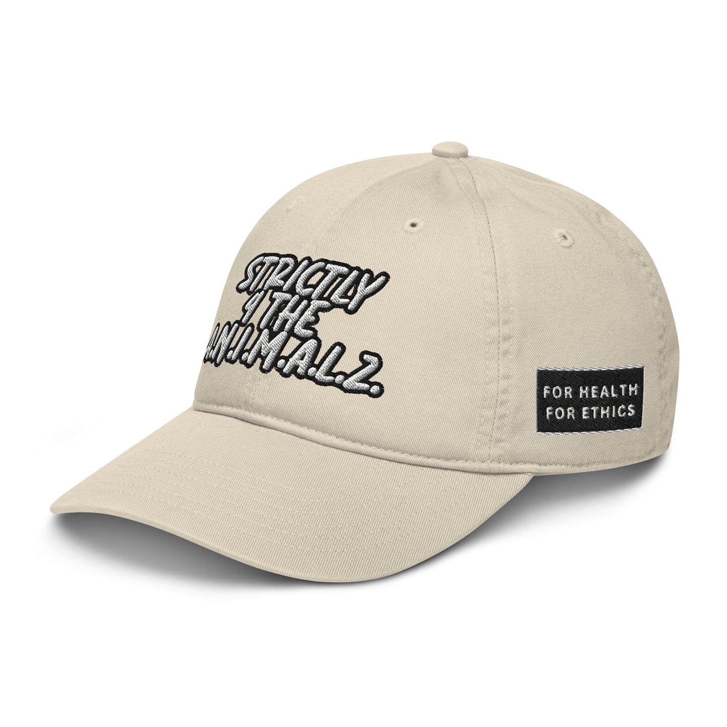 Strictly 4 the A.N.I.M.A.L.Z. Hat - For Health For Ethics - Nude/Black