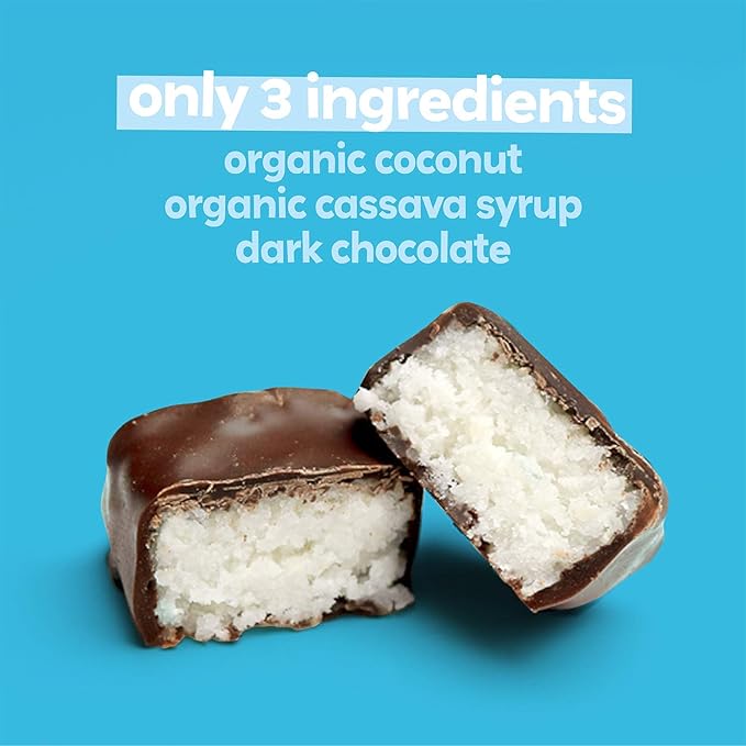 UNREAL Dark Chocolate Coconut Bars (Value Size Bag) | Vegan, 3g Sugar, & 3 Simple Ingredients | Non - GMO, Gluten Free, & Fair Trade | 9.5oz - For Health For Ethics - 