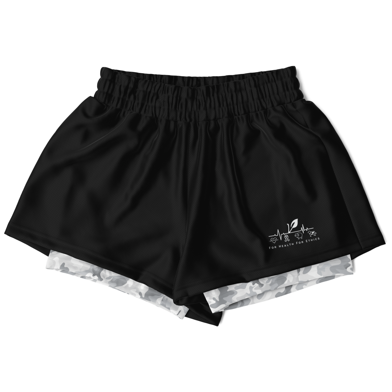 Unstoppable 2 - in - 1 Women's Performance Shorts - For Health For Ethics - XS