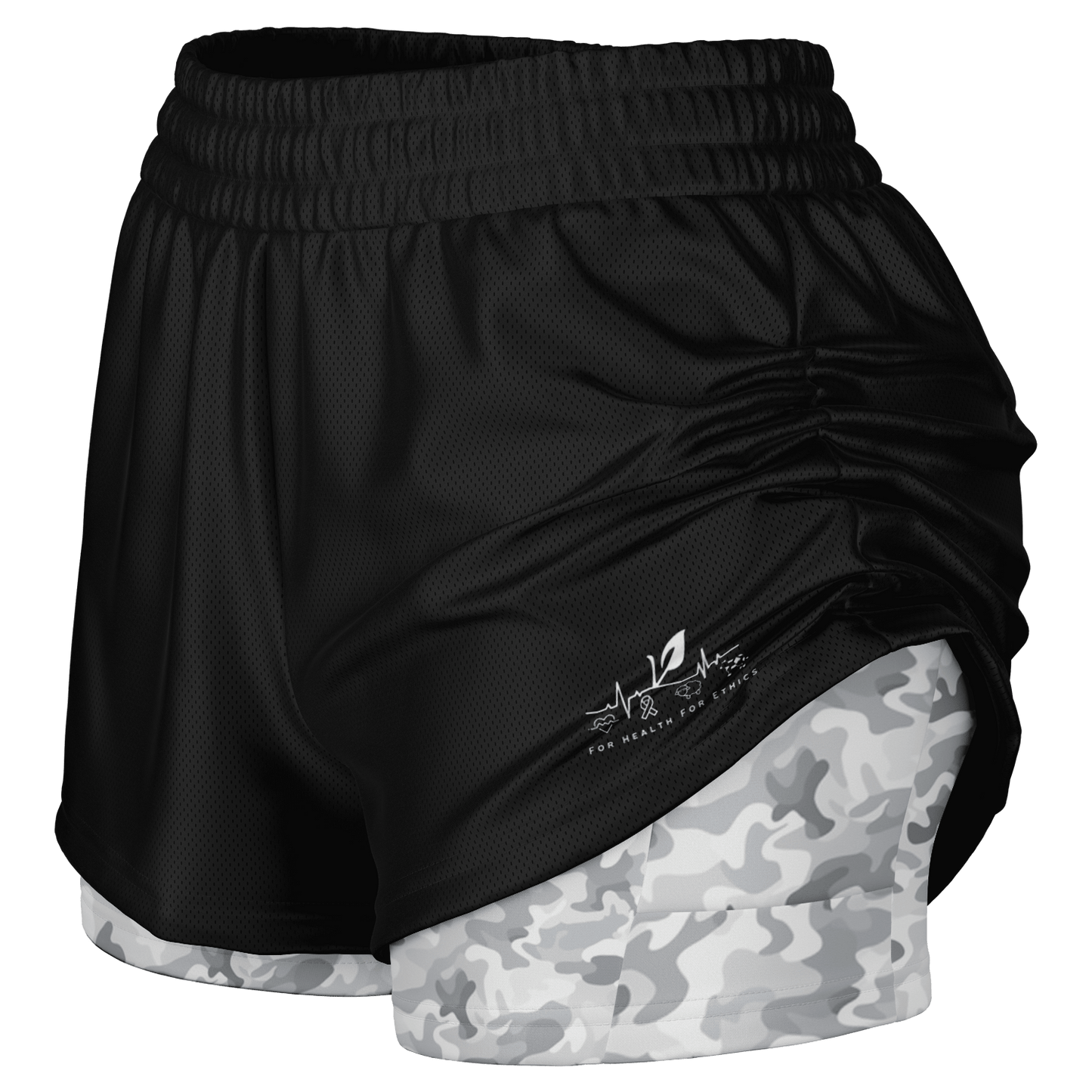 Unstoppable 2 - in - 1 Women's Performance Shorts - For Health For Ethics - XS