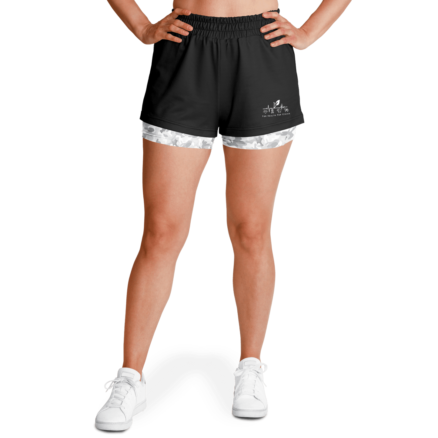 Unstoppable 2 - in - 1 Women's Performance Shorts - For Health For Ethics - XS