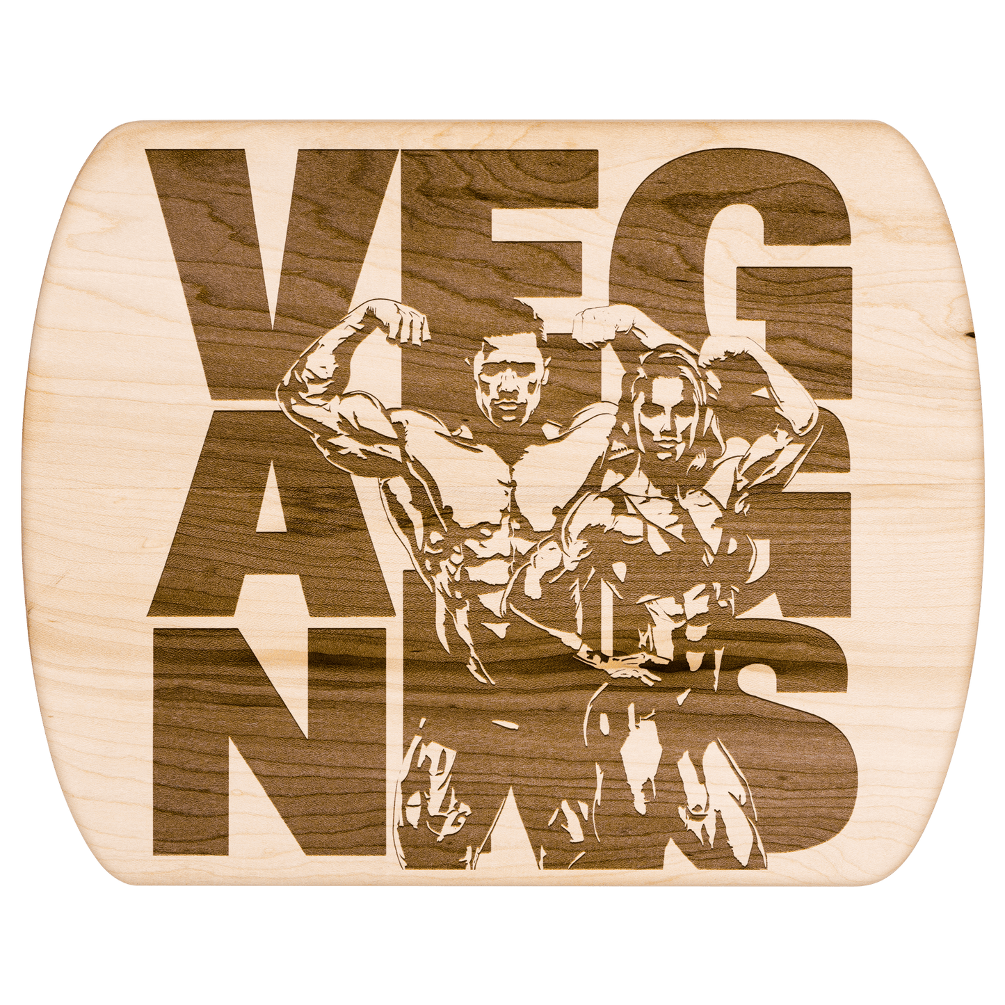 Vegains Cutting Board - For Health For Ethics - Small