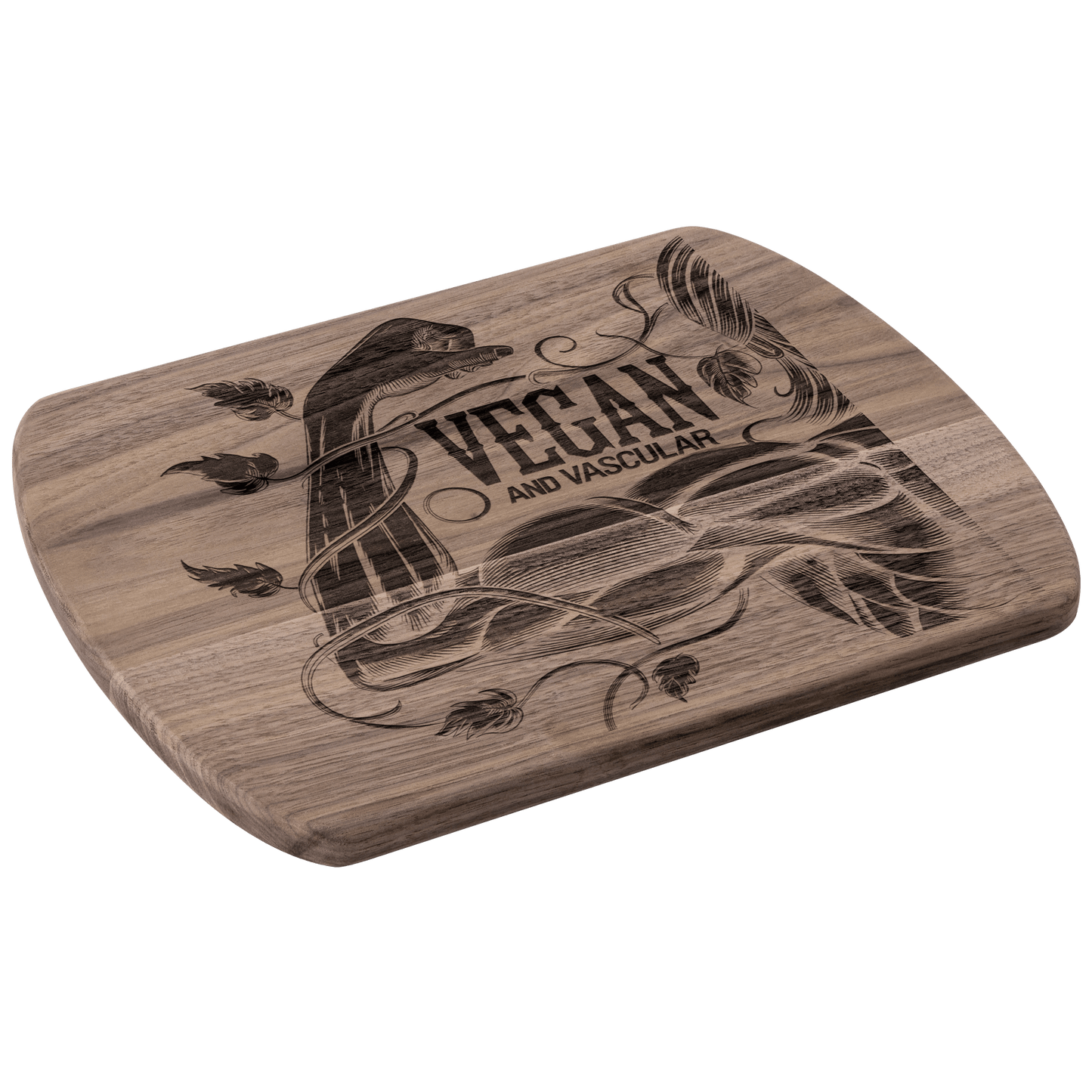 Vegan and Vascular Cutting Board - For Health For Ethics - Small