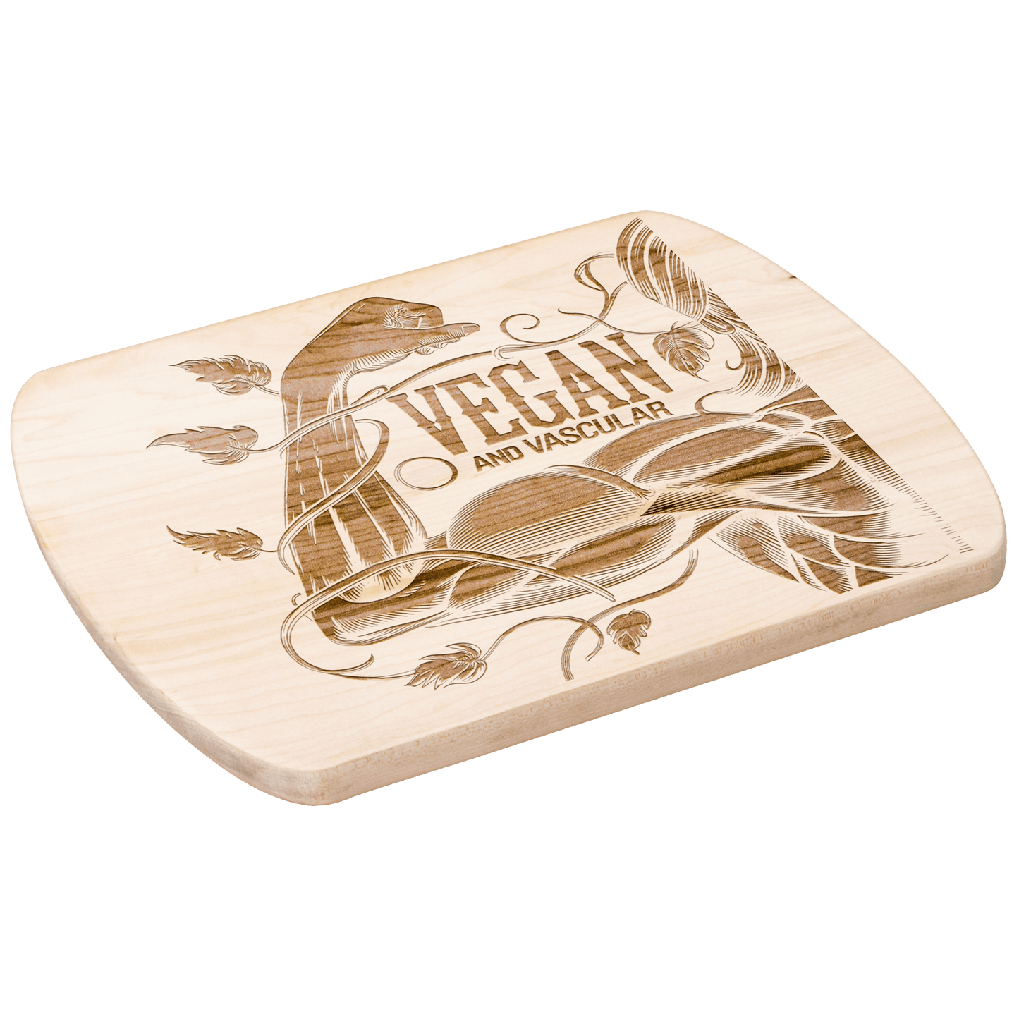 Vegan and Vascular Cutting Board - For Health For Ethics - Small