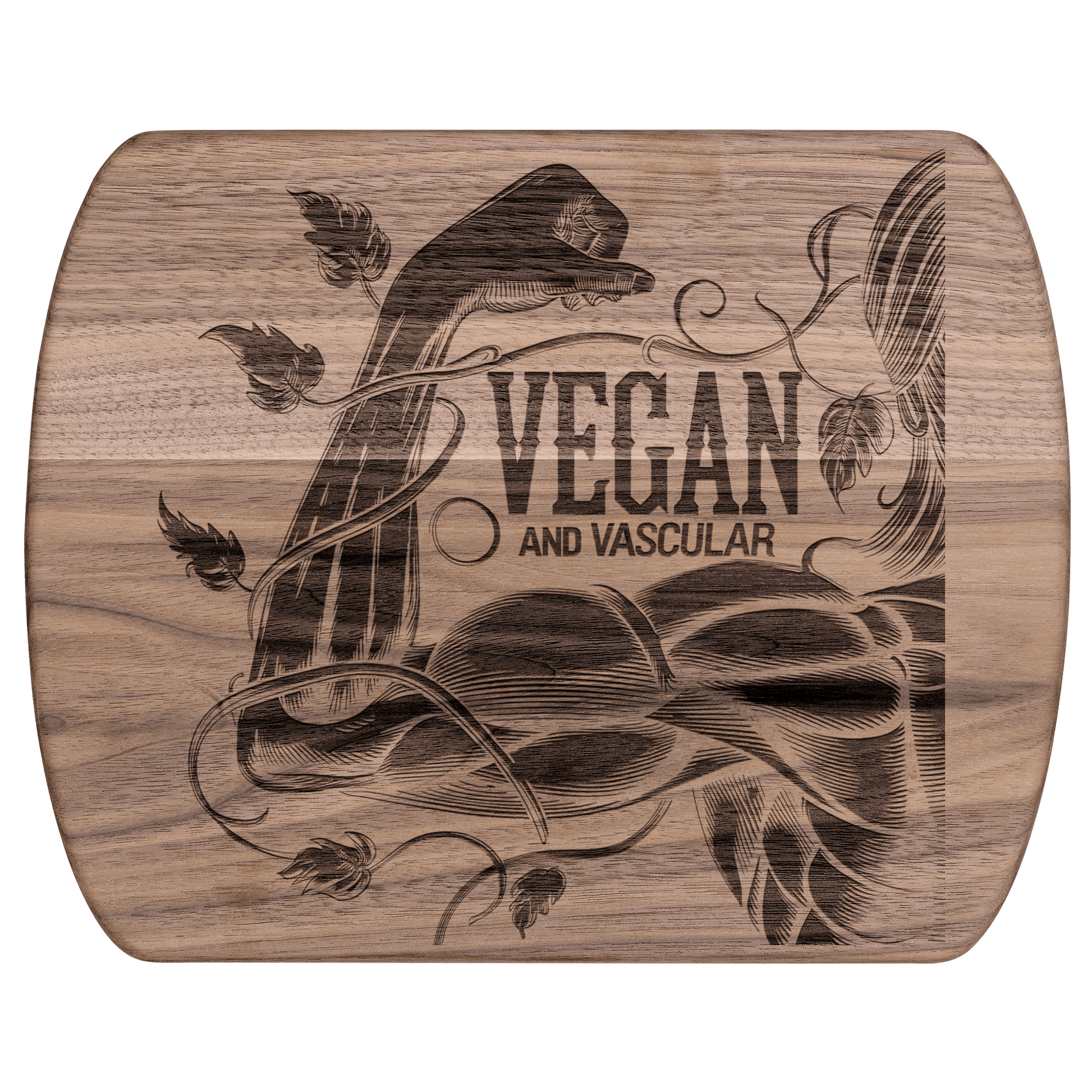 Vegan and Vascular Cutting Board - For Health For Ethics - Small