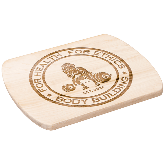 Vegan Bodybuilding Cutting Board - For Health For Ethics - Small