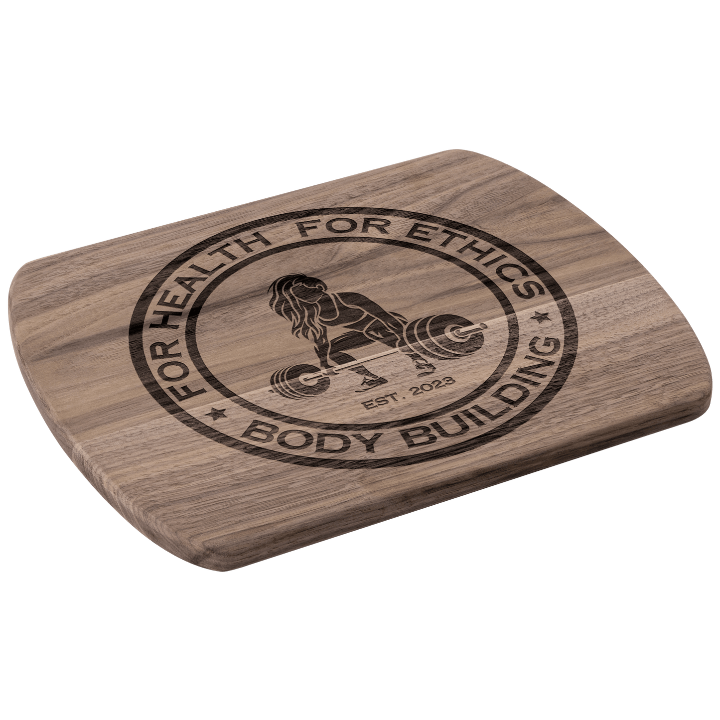 Vegan Bodybuilding Cutting Board - For Health For Ethics - Small