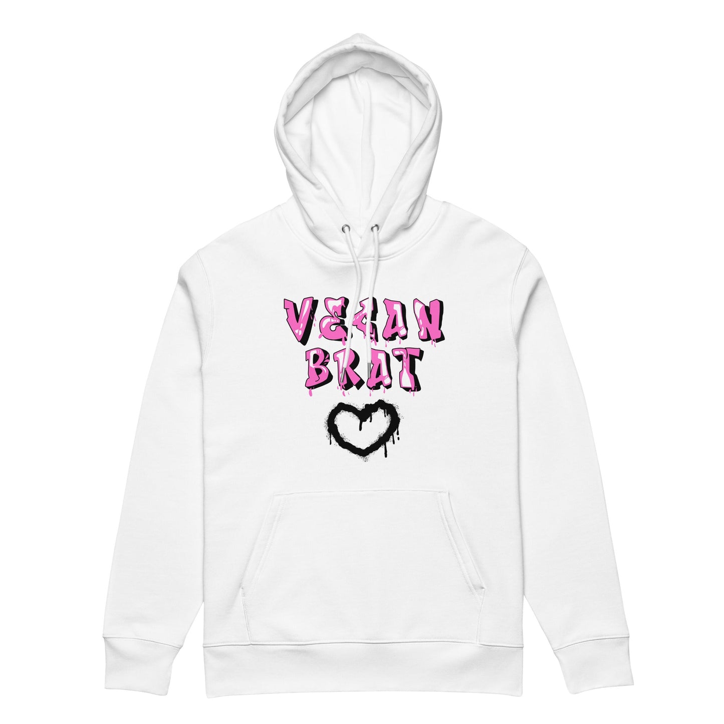 Vegan Brat Hoodie - For Health For Ethics - White