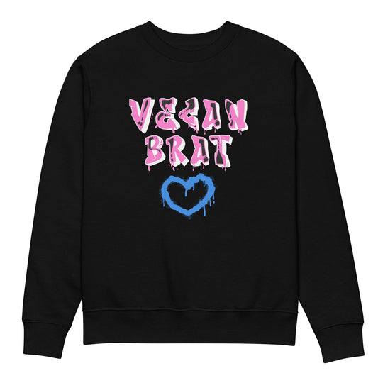 Vegan Brat Sweatshirt - For Health For Ethics - Black