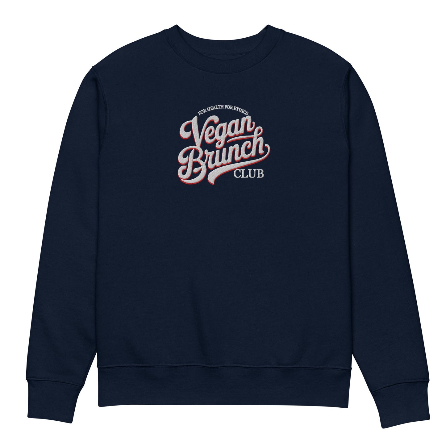 Vegan Brunch Club Sweatshirt - For Health For Ethics - French Navy