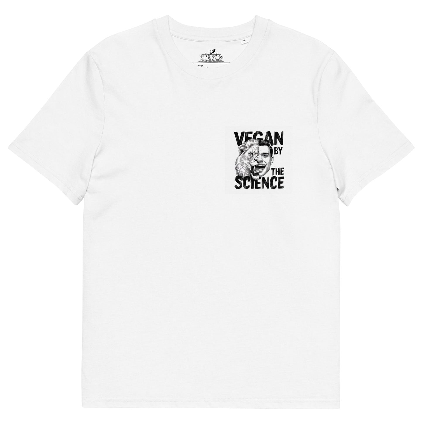 Vegan by the Science t-shirt - For Health For Ethics - S