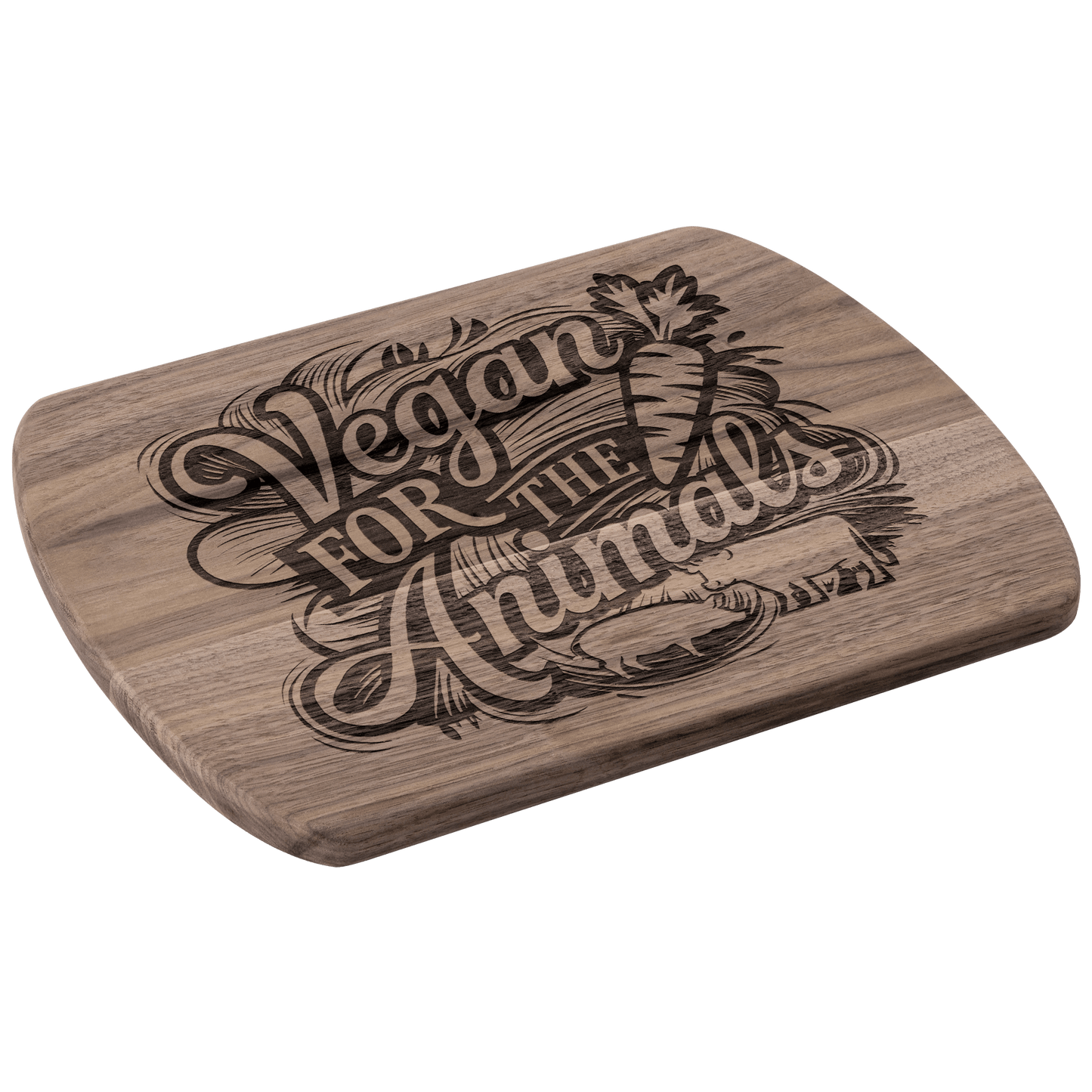 Vegan for the Animals Cutting Board - For Health For Ethics - Small