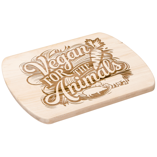 Vegan for the Animals Cutting Board - For Health For Ethics - Small