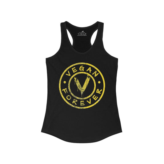 Vegan Forever Racerback Tank - For Health For Ethics - XS
