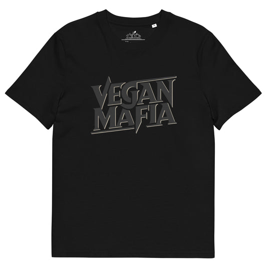 Vegan Mafia t-shirt - For Health For Ethics - Black