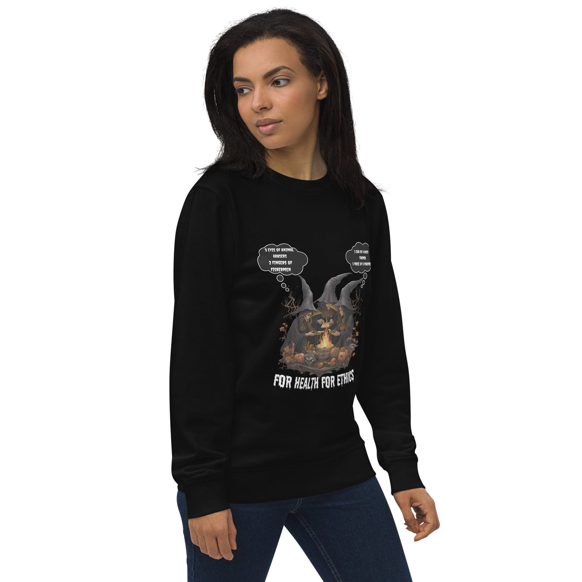 Vegan Witches Crewneck - For Health For Ethics - S