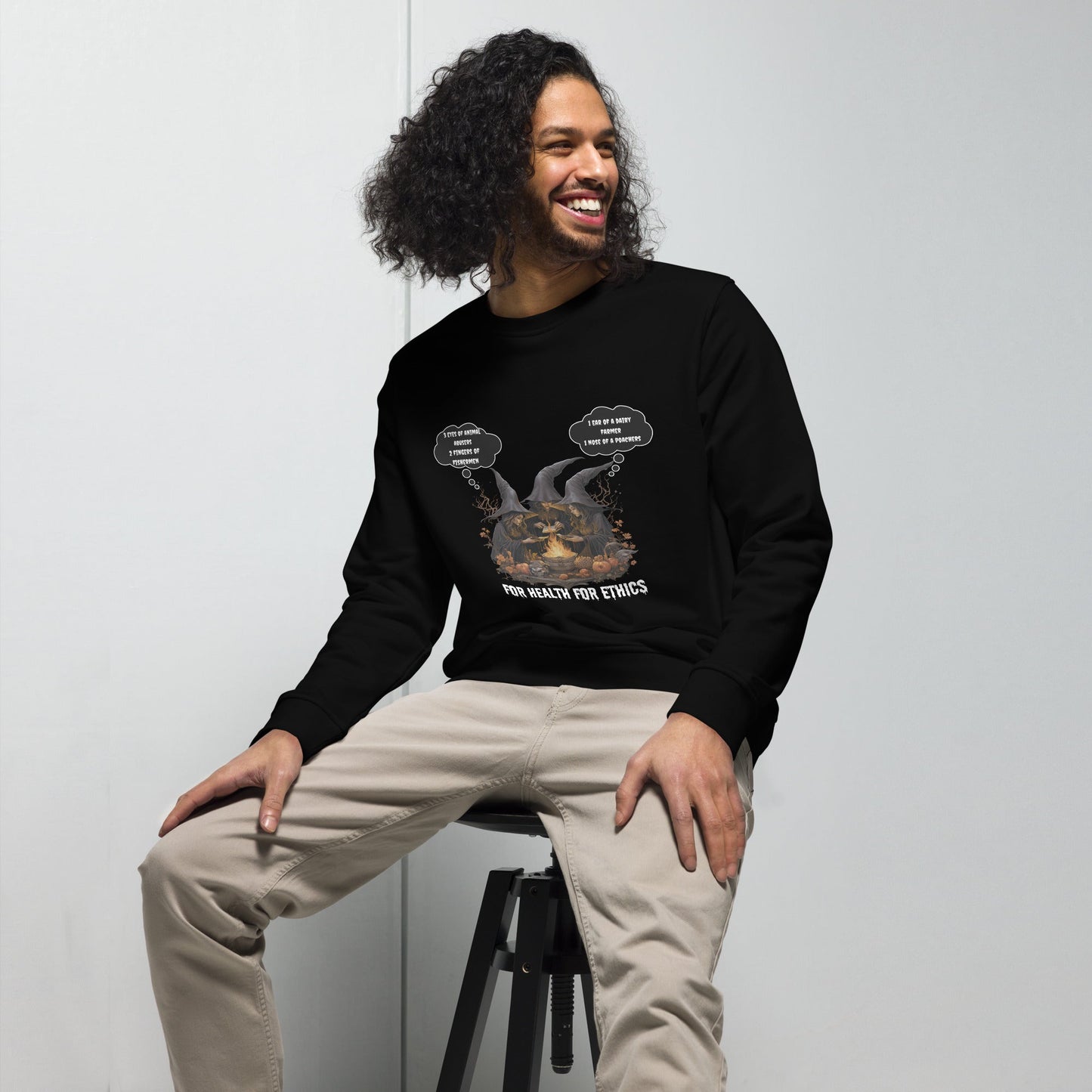 Vegan Witches Crewneck - For Health For Ethics - S