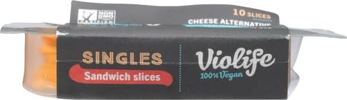 VIOLIFE Plant Based Singles Cheese Slices, 7.05 OZ - For Health For Ethics - 