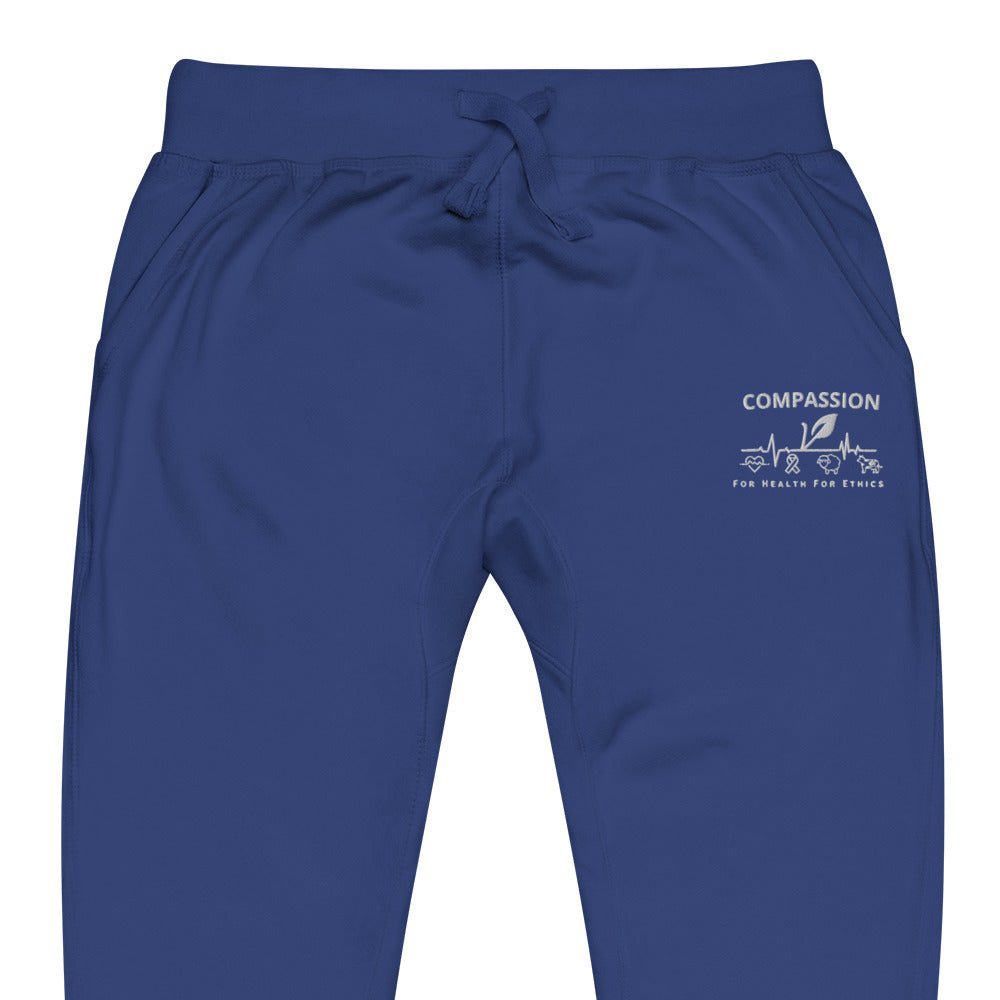 Compassion Fleece sweatpants - For Health For Ethics - Team Royal