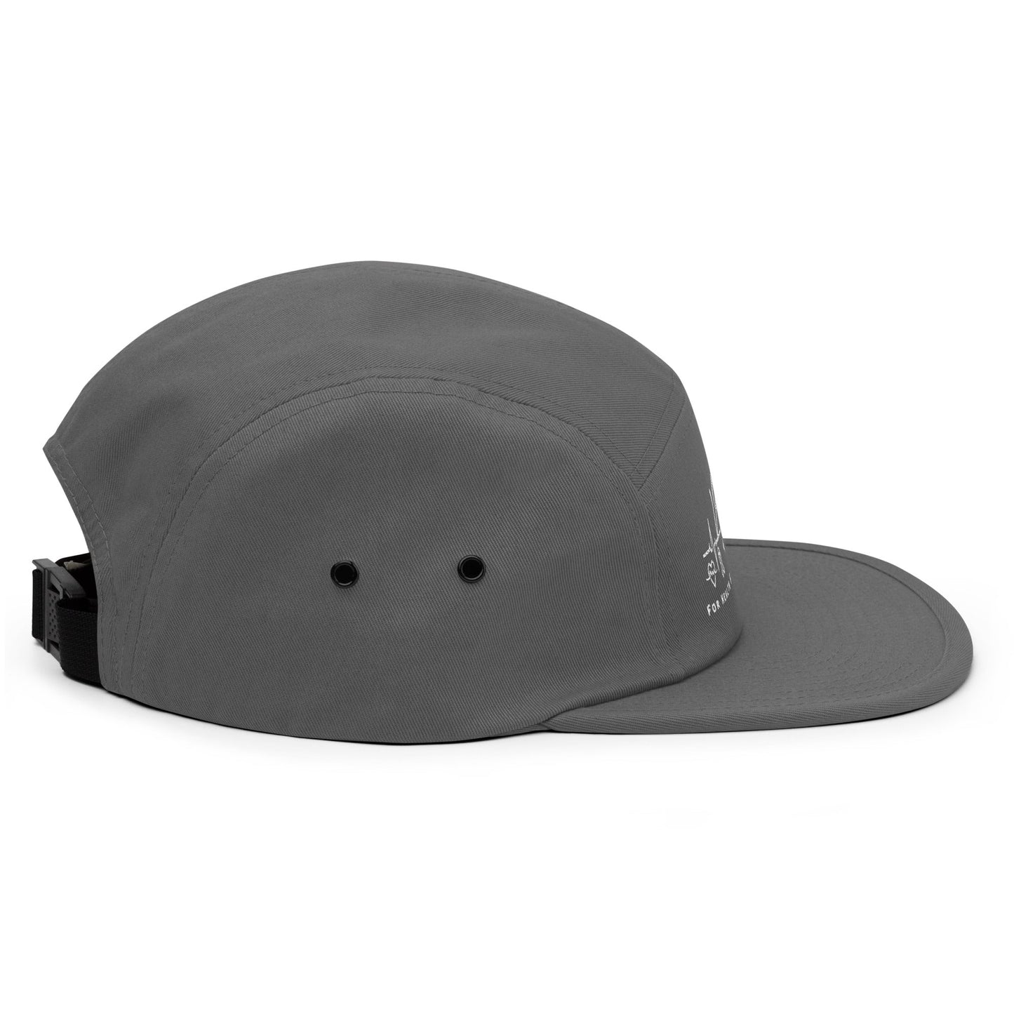 For Health For Ethics Five Panel Cap - For Health For Ethics - Grey - Right