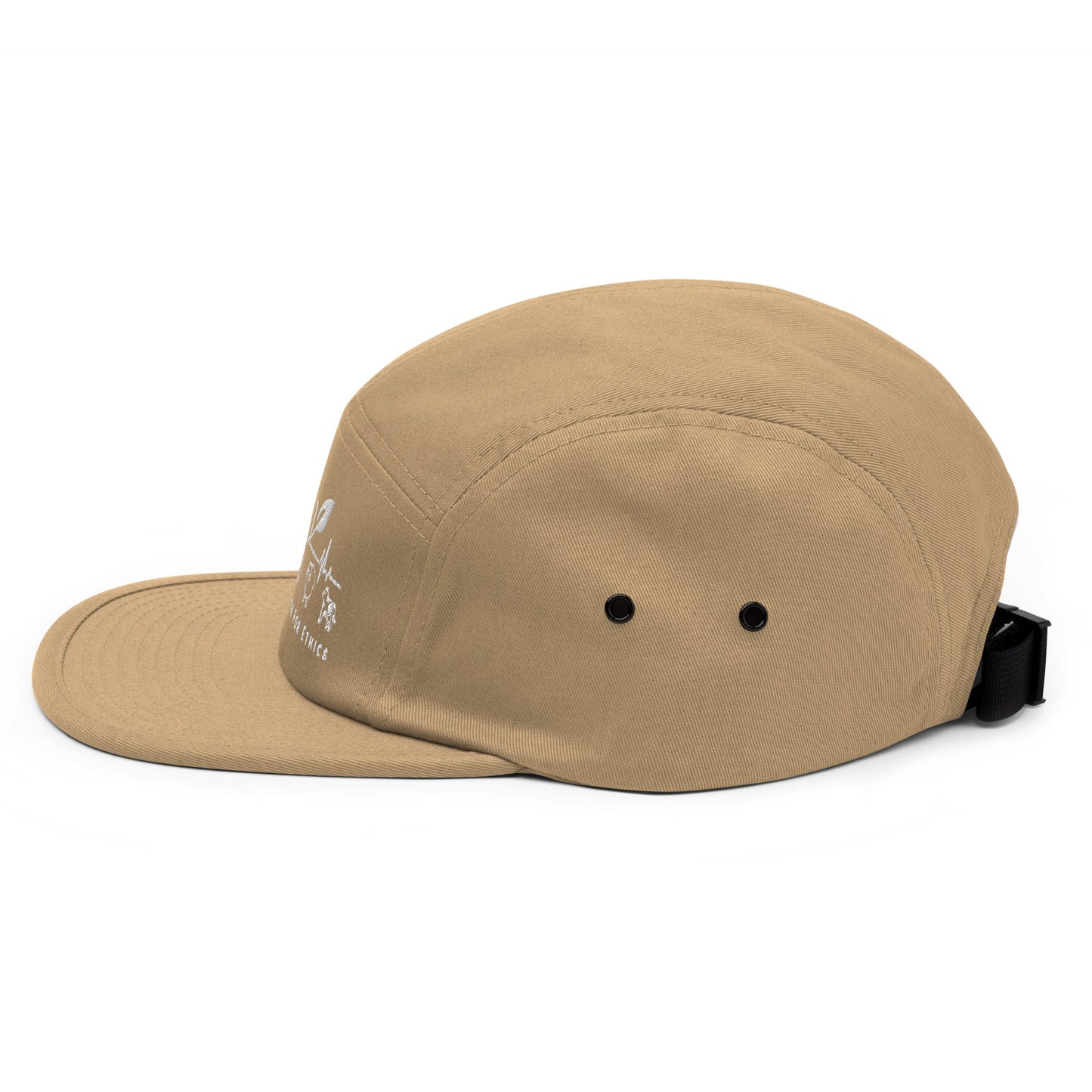 For Health For Ethics Five Panel Cap - For Health For Ethics - Khaki - Left