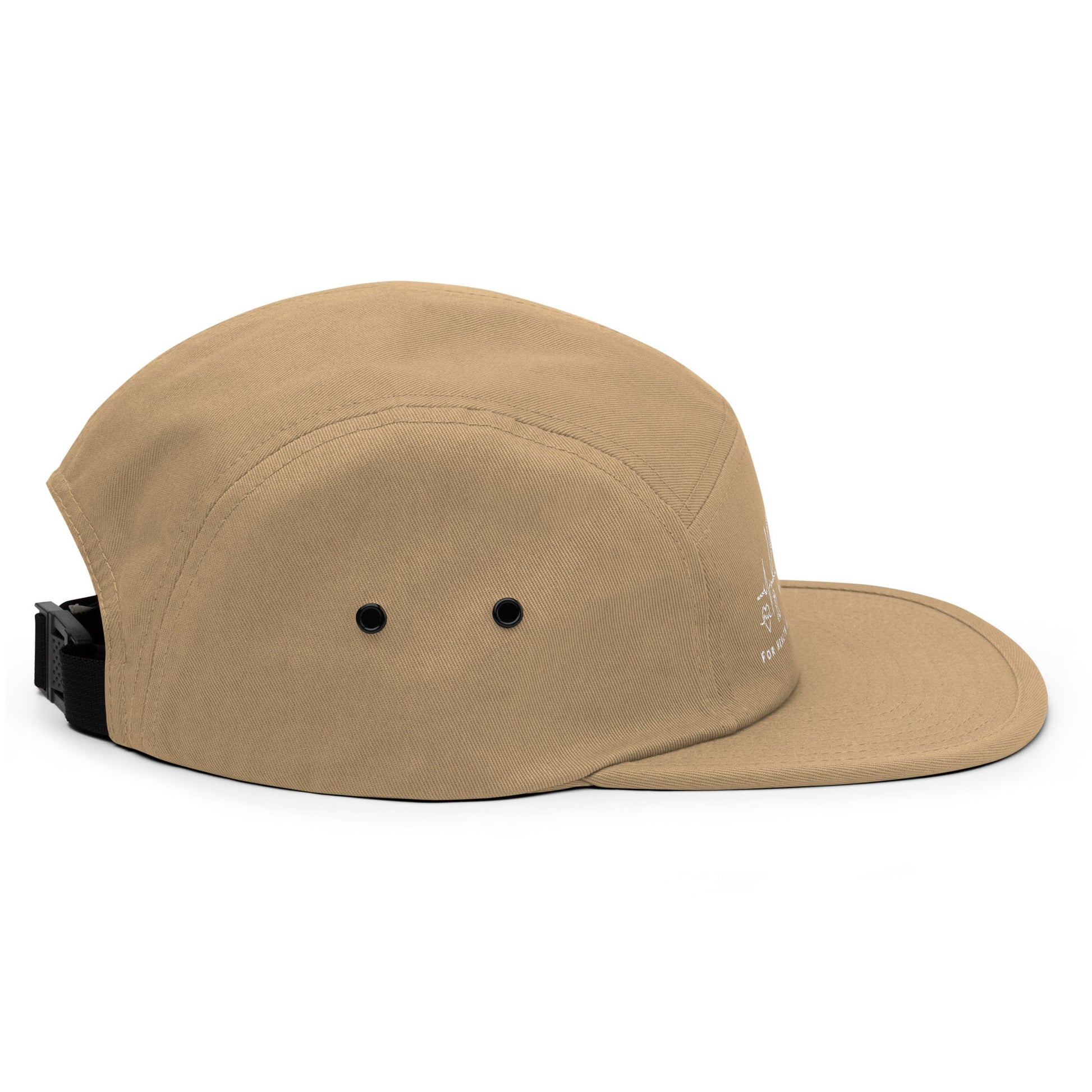 For Health For Ethics Five Panel Cap - For Health For Ethics - Khaki - Right
