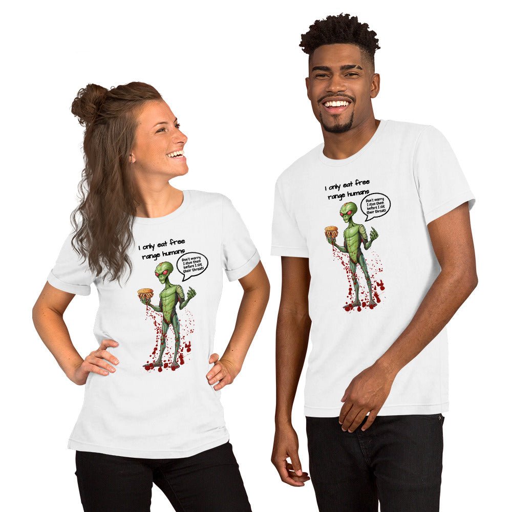 Free Range Human T-Shirt - For Health For Ethics - White