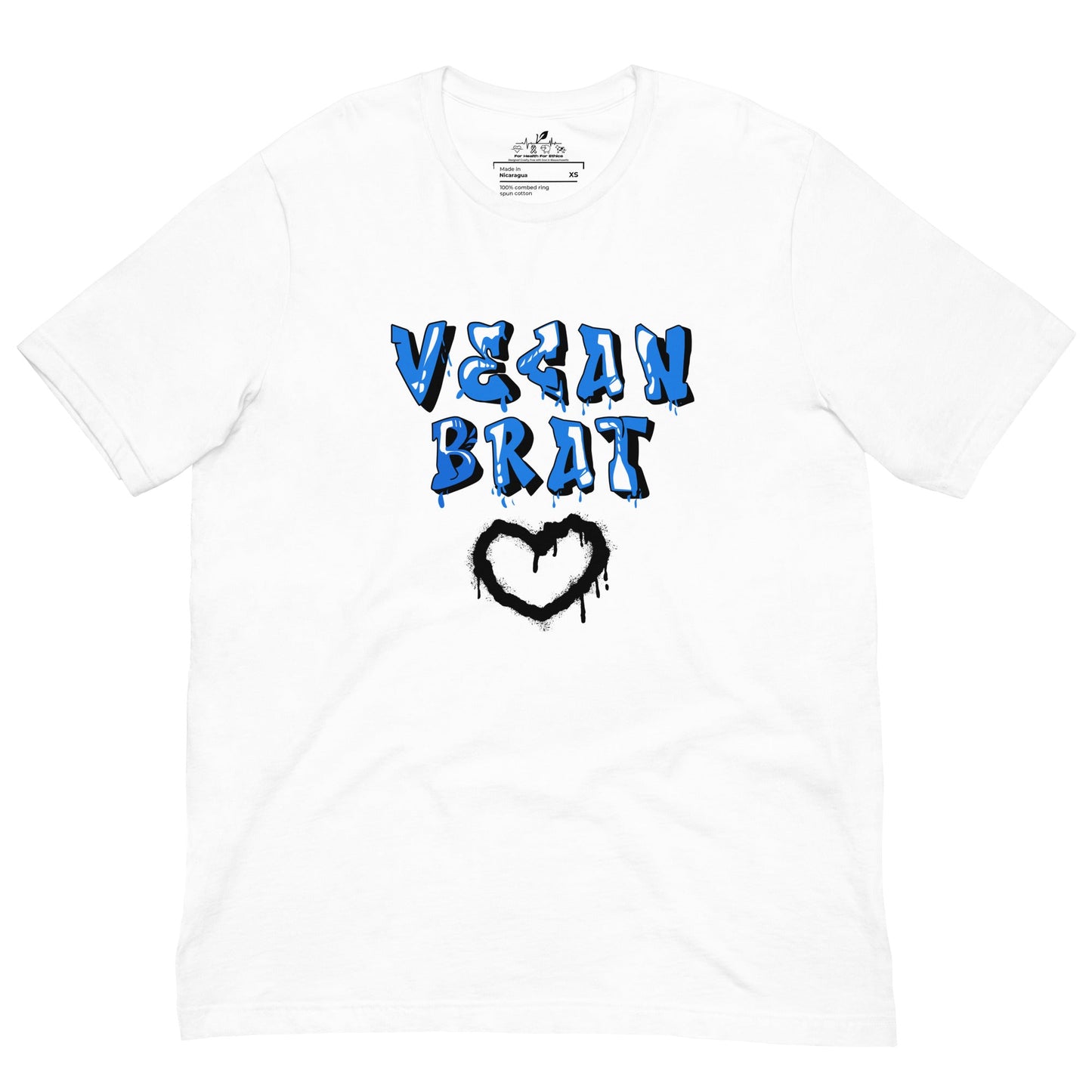 Vegan Brat T-Shirt - For Health For Ethics - White